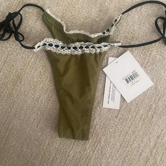With Jean Buttercup Bikini Top and Betsy Bikini Bottom in Khaki - Picture 8 of 10